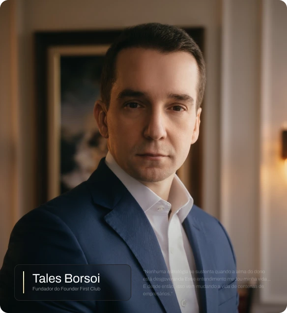 Tales Borsoi, fundador do Founder First Club